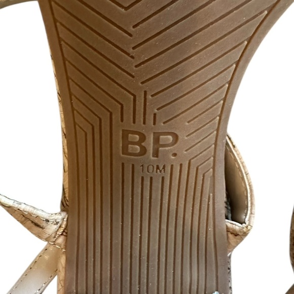 NEW BP Lula Slingback Block Heel Sandal in Cork - Size 10M - Picture 10 of 10